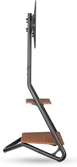 Nedis TVSM6200BK - Supporto da pavimento per TV 37-75" nero/marrone
