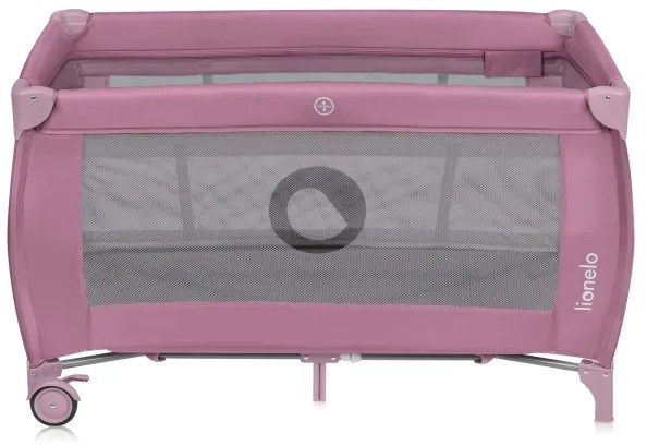 Lionelo - Lettino da viaggio STEFI PLUS Rosa Magnolia