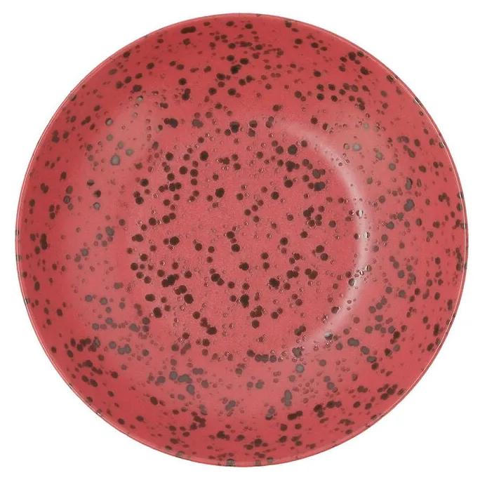Piatto Fondo Ariane Oxide Ceramica Rosso (Ø 21 cm) (6 Unità)