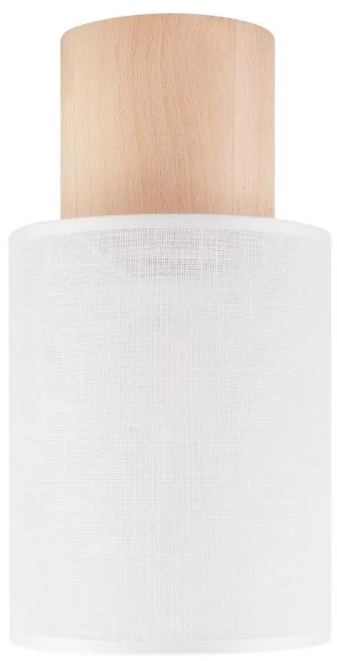 Plafoniera ARI 1xE27/60W/230V d. 16 cm bianco