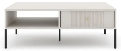 Tavolino da salotto LUE beige/nero