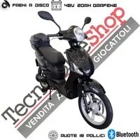 Bici Elettrica Scooter Velocipede Vitale NJT-007 250W 20Ah 48V Batteria a Grafene colore Nero