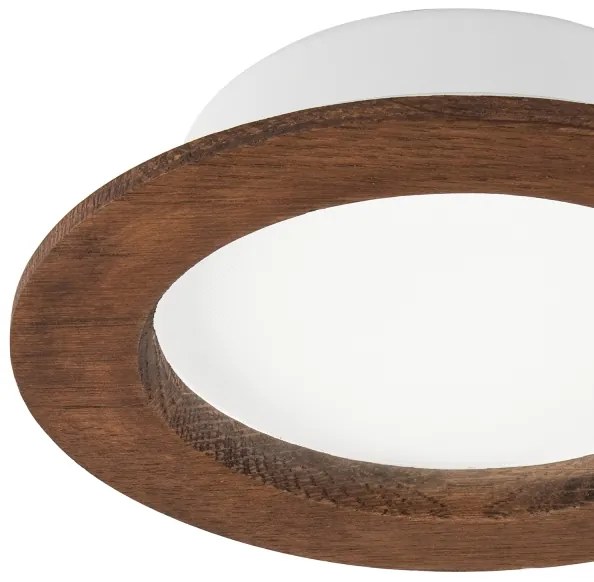 Faretto LED WOODY SPOT 12,5W 230V 4000K ciliegio Ø16 cm