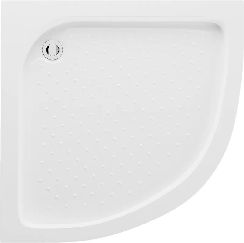 Mexen Rio piatto doccia semicircolare 90 x 90 cm, bianco - 47109090