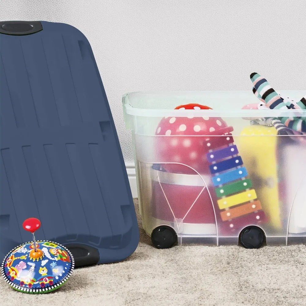 Scatola di plastica con coperchio Roller - Rotho