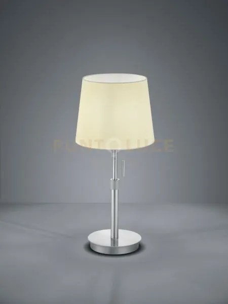 Lampada tavolo lyon  509100107 paralume bianco