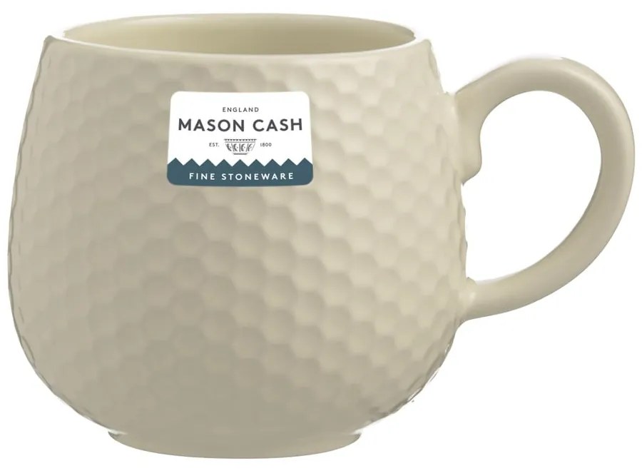 Tazza da latte color crema in ceramica 350 ml Embossed Honeycomb – Mason Cash