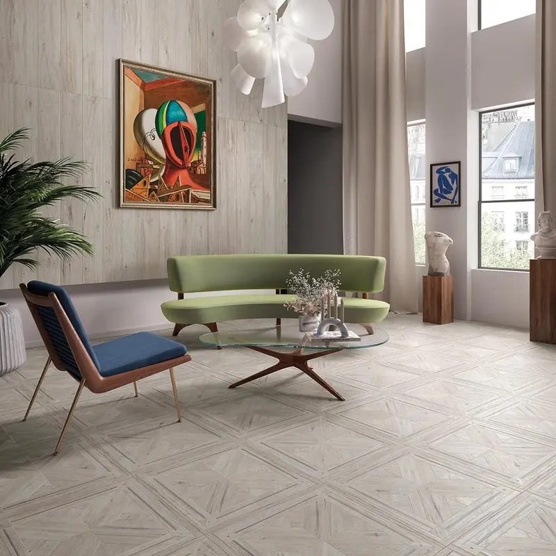 Piastrella da pavimento e rivestimento interno ed esterno 20 x 180 cm Sp. 8.5 mm rettificato Briccole in gres porcellanato smaltato avorio opaco traffico intenso (pei 4/5) R10 1.44 mq
