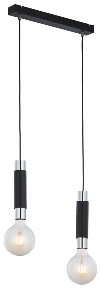 Jupiter 1844 - LE2 - Lampadario a sospensione con filo LILE 2xE27/60W/230V