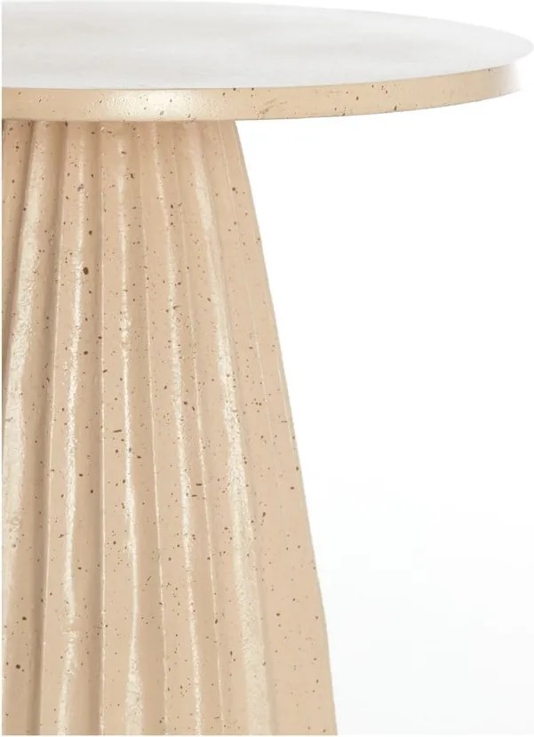 Tavolino rotondo in metallo ø 45 cm Veglia - Light &amp; Living