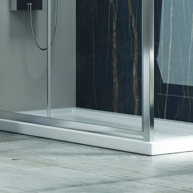 Box doccia 110x70 cristallo 6mm anticalcare KF5000S - KAMALU