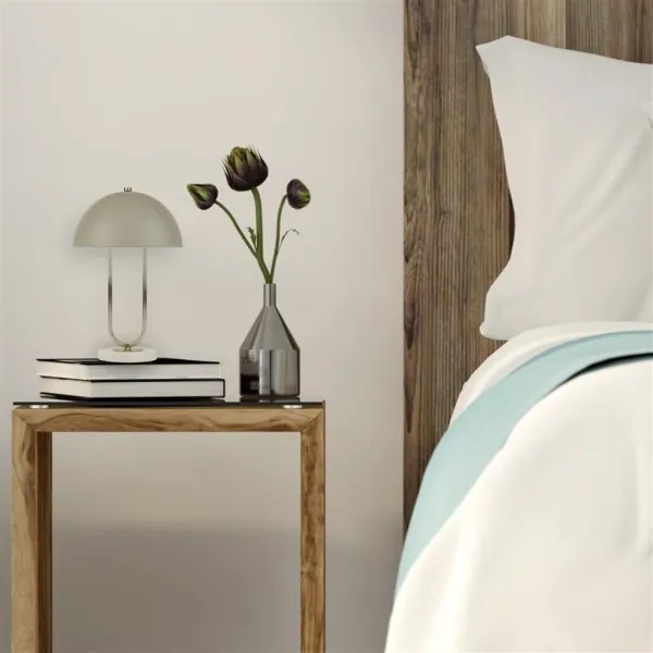 Searchlight EU60949GY - Lampada da tavolo DOME 1xG9/7W/230V argento