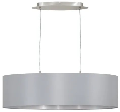 Eglo 31612 - Lampadario a sospensione con filo MASERLO 2xE27/60W/230V