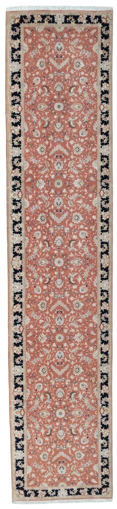 Tabriz Tappeto persiano 390 x 90 Rosso (Iran) Annodato A Mano