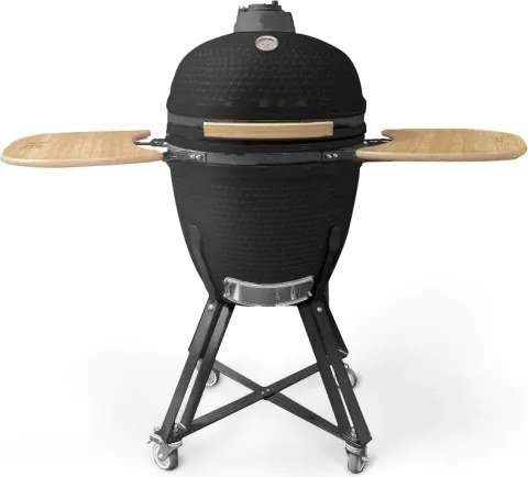 Barbecue A Carbone Kamado Fuji 54 cm Con Supporto E Ripiani Laterali