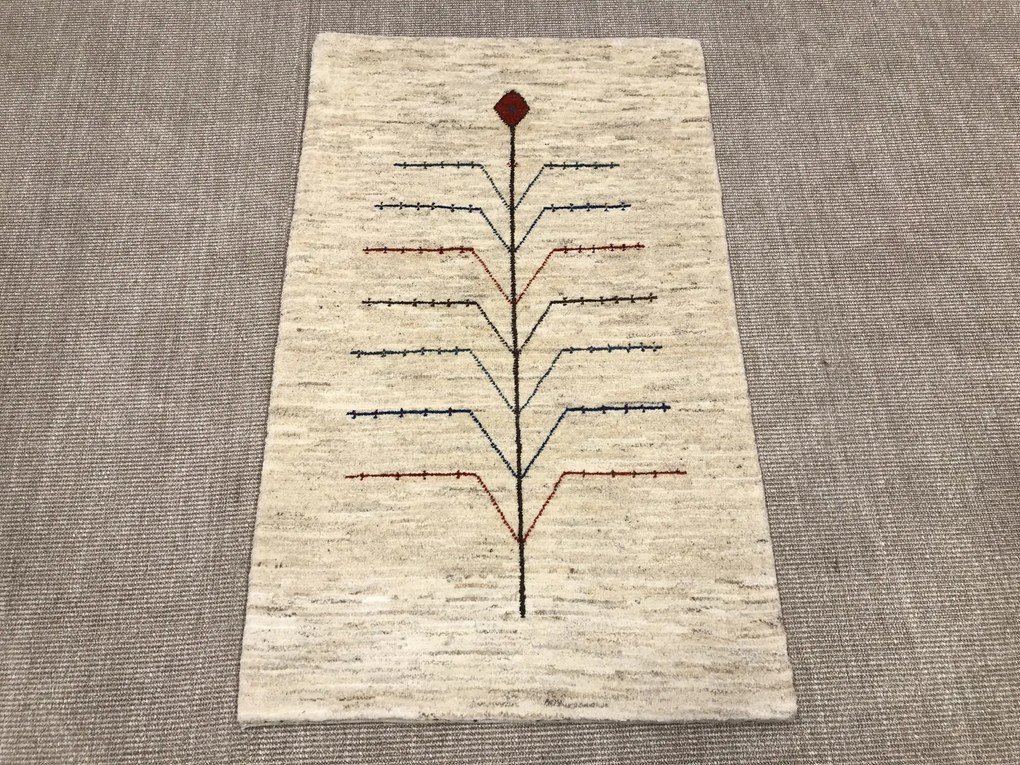 Gabbeh Tappeto persiano 130x80 Beige (Iran) Annodato A Mano