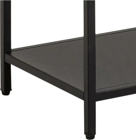 Libreria nera in metallo 80x165 cm Newcastle - Actona