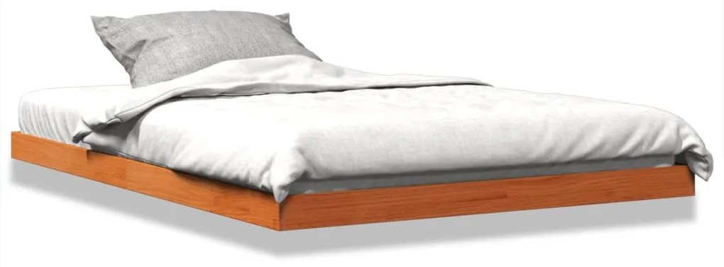 Giroletto Marrone Cera 140x190 Cm İn Legno Massello Di Pino /