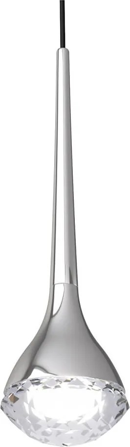 Open Design OR80322 - Lampadario LED su cavo CRIMA LED/7W/230V, cromato lucido