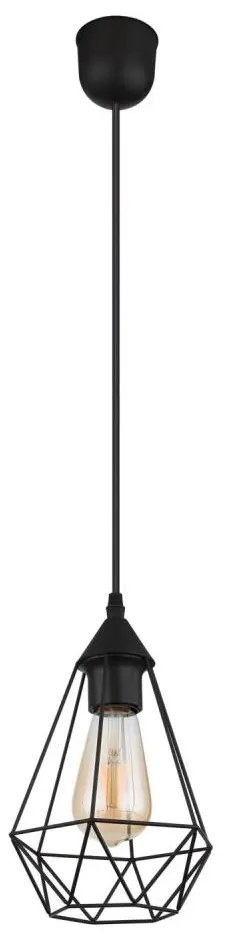 Globo 15745H - Lampadario a sospensione con filo ZACHARY 1xE27/60W/230V diametro 17 cm