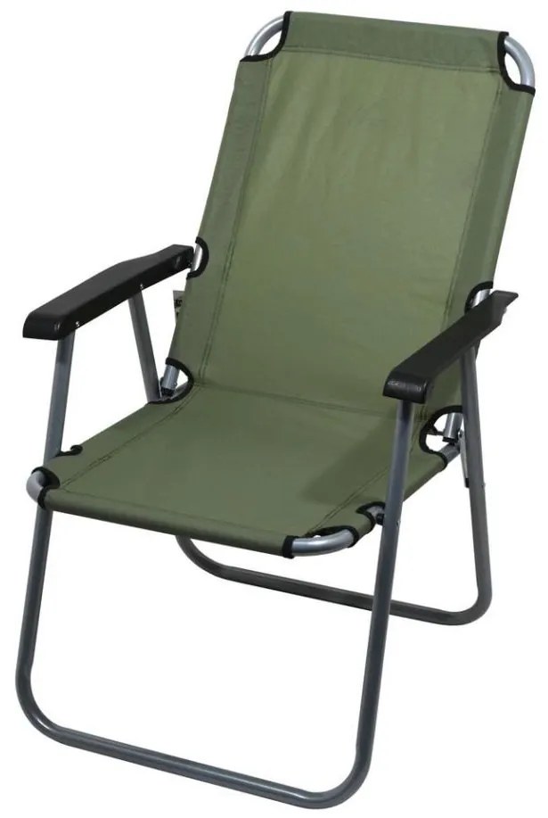 Sedia da campeggio pieghevole verde