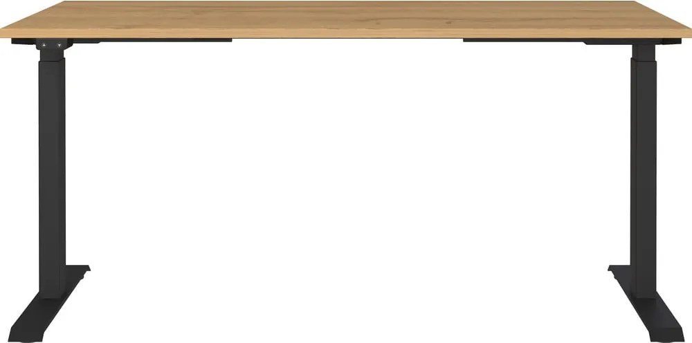 Scrivania regolabile elettricamente con piano effetto rovere 80x160 cm Agenda - Germania