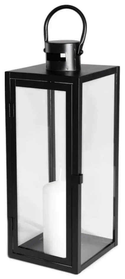 Lanterna decorativa 38 cm nera
