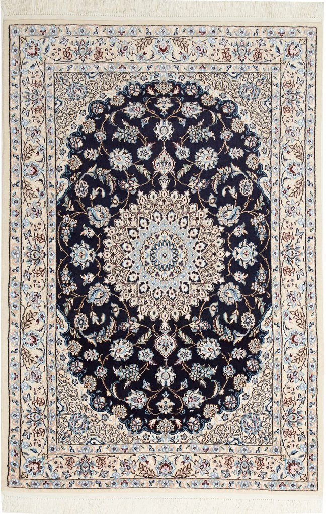 Nain Tappeto 100x150 (Iran) Annodato A Mano