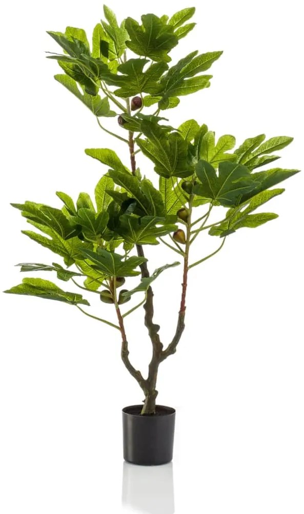 Albero Di Fico Artificiale Con Frutti 95 Cm İn Vaso /