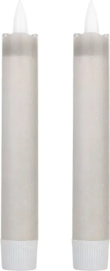 Eglo 422223 - SET 2x LED Candele ANTANABE LED/1xAAA 15 cm grigio