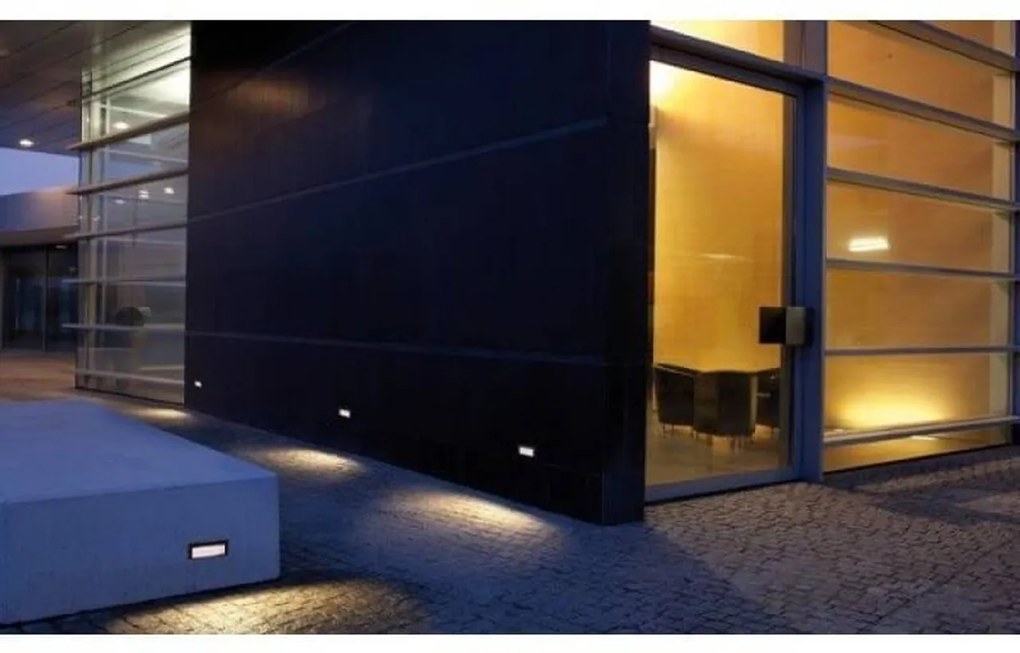 Segnapasso da Incasso IP44 Bianco con Base E27 Colore Bianco