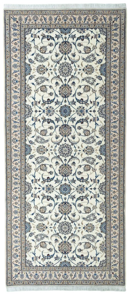 Nain Tappeto 360x160 Beige (Iran) Annodato A Mano