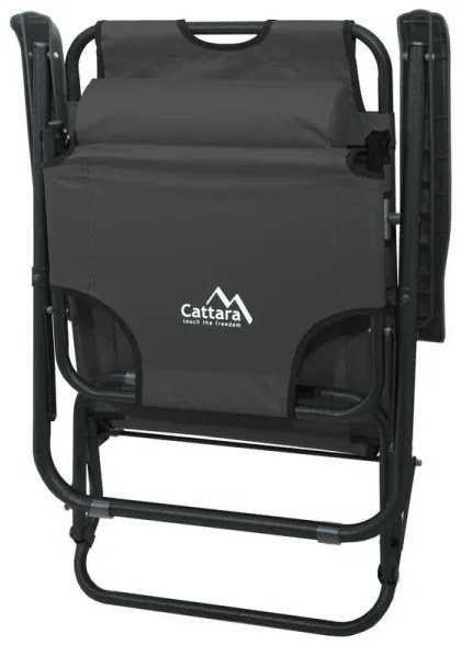 Sedia pieghevole regolabile antracite