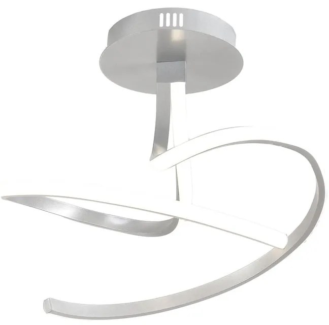 Plafoniera LED Taylor Ø 40 cm grigio IP20 bianco naturale