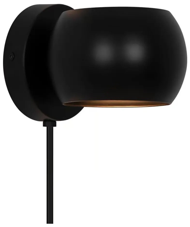 Nordlux - Faretto da parete orientabile BELIR 1xG9/5W/230V nero