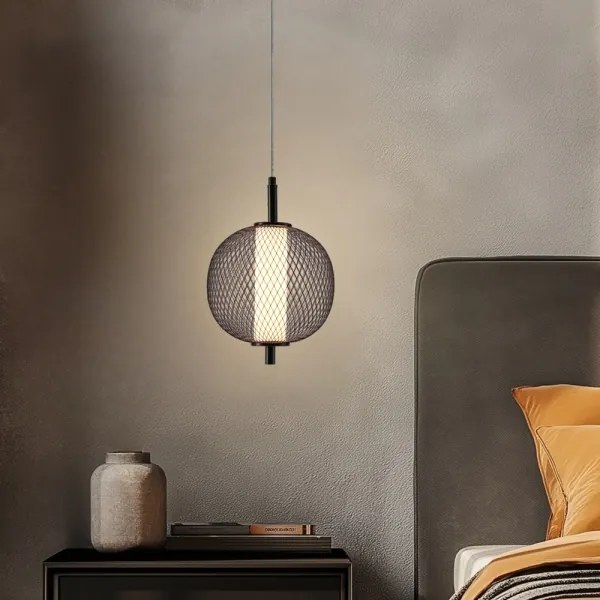 Lampada a sospensione LED su cavo PUMA LED/10W/230V Ø 20 cm, nera