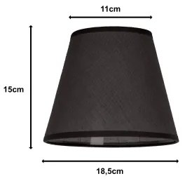 Duolla - Paralume SOFIA XS E14 diametro 18,5 cm antracite