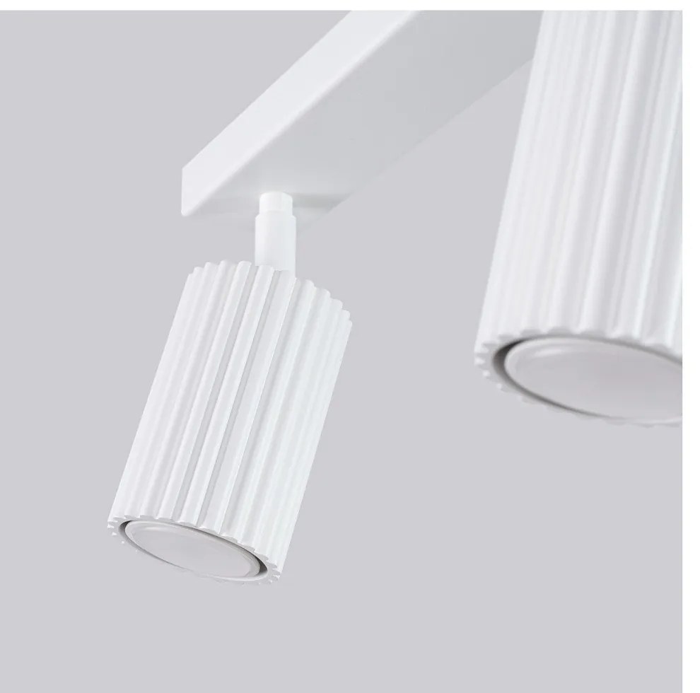 Faretto bianco 6,5x81 cm Gleam – Sollux