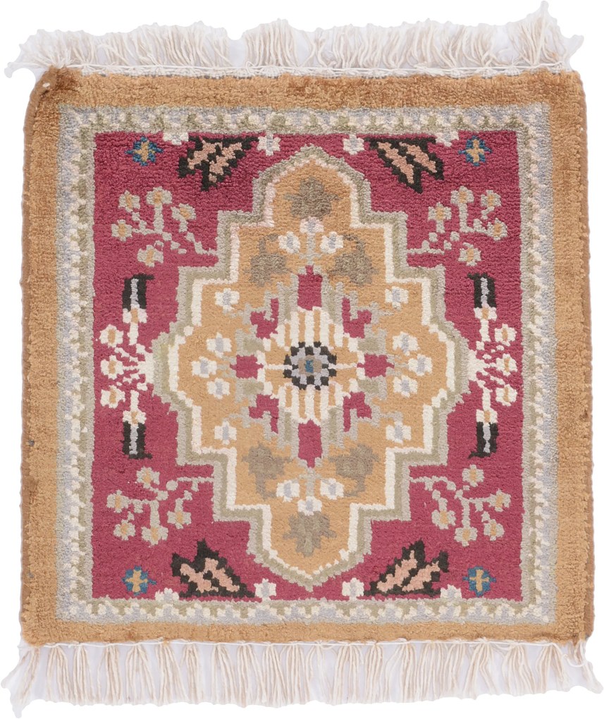Agra Tappeto 30x30 (Indian) Annodato A Mano