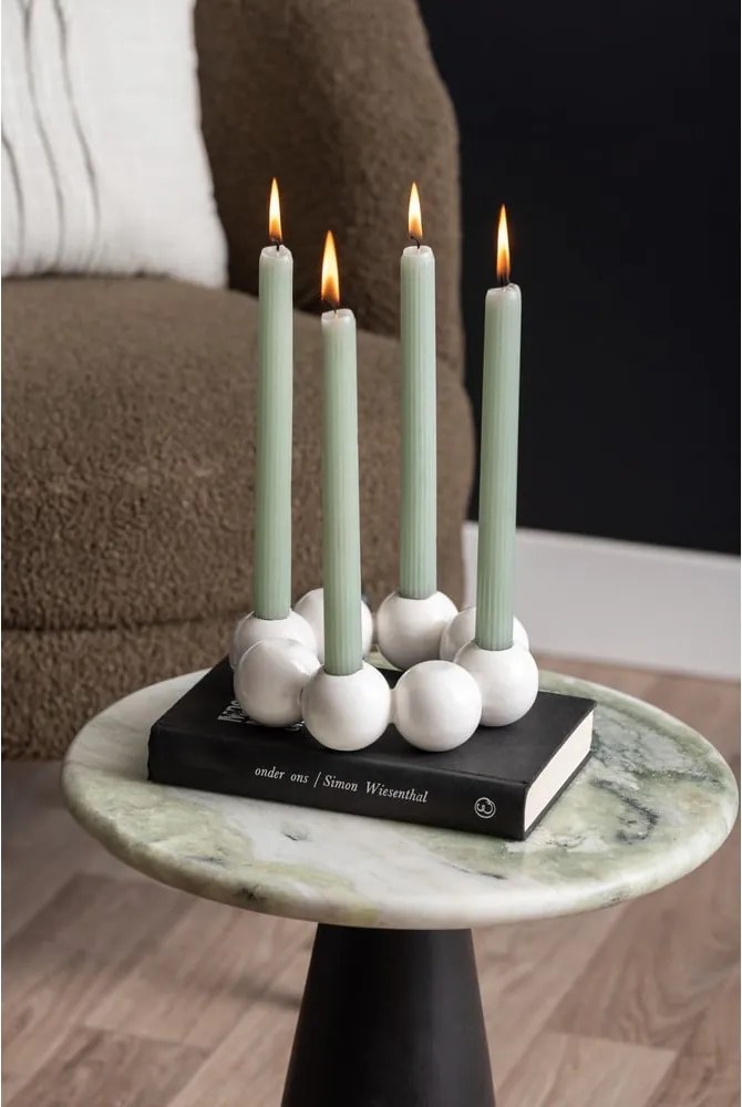 Tavolino rotondo in marmo ø 40 cm Force - Leitmotiv