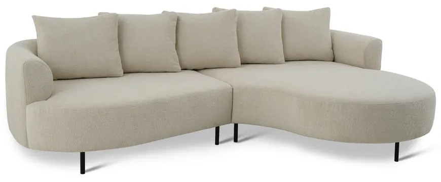 Divano angolare beige (angolo destro) Vitoria - Scandic