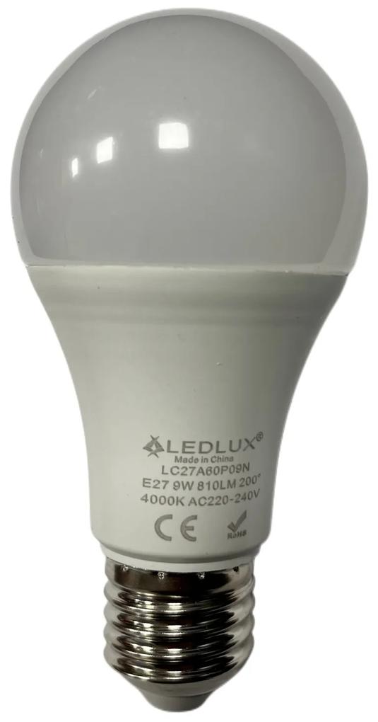 Lampada A Led E27 Con Sensore Crepuscolare 9W 810 Lumen A60 4200K Day Night Sensor