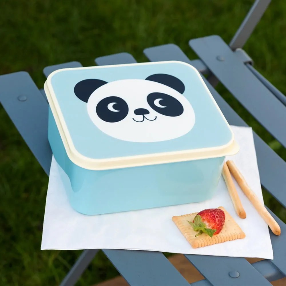 Scatola per snack blu Miko The Panda Miko the Panda - Rex London