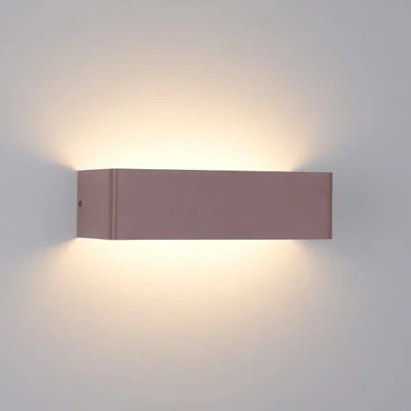 Brilagi - Lampada da parete per esterni LED DONNANI/12W/230V 30 cm marrone IP44