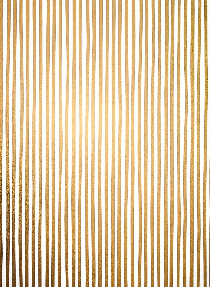 studio ditte Carta da parati Stripes / Strepen - Gold / Goud