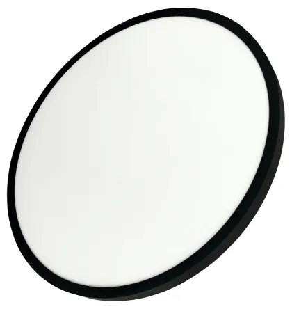 Plafoniera a LED LED/40W/230V 3000/4000/6500K Ø 50 cm nera