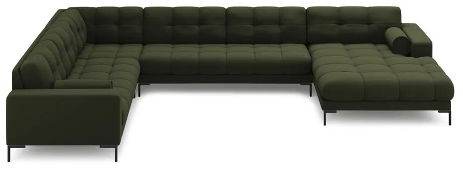 Divano angolare verde (angolo sinistro) Bali - Cosmopolitan Design
