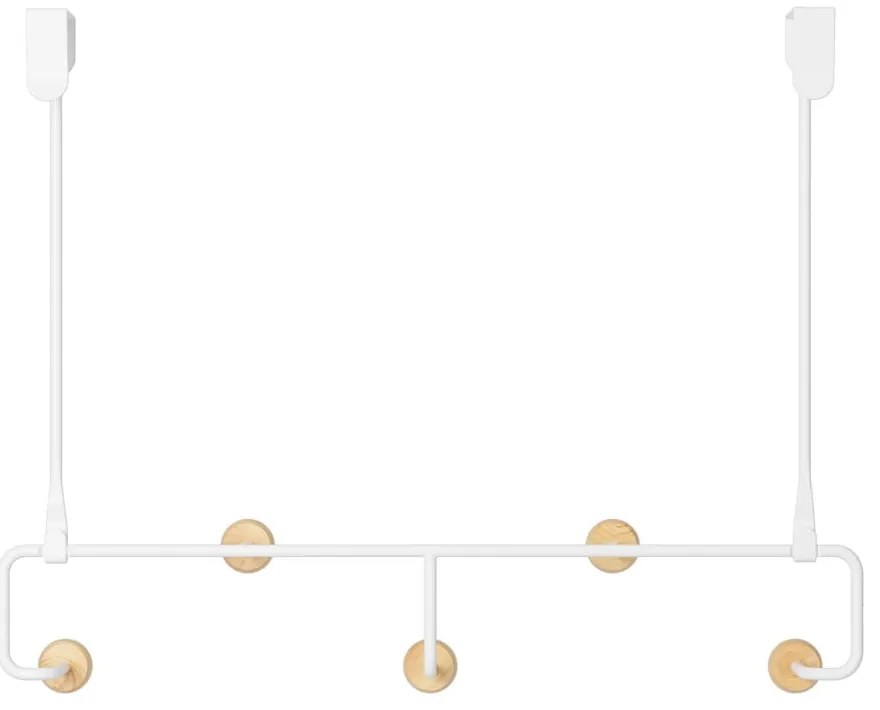 Appendiabiti in metallo bianco naturale 39 cm Estique - Umbra