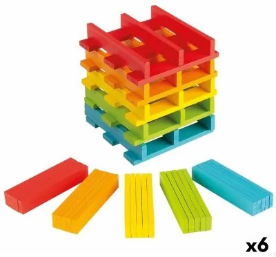 Set di Costruzioni Woomax 100 Pezzi 10 x 0,5 x 1,8 cm (6 Unità)