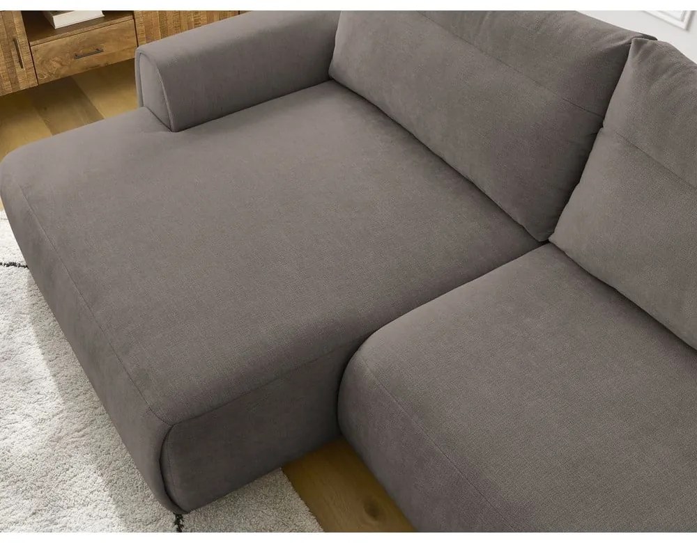 Divano angolare marrone Aden – Bobochic Paris